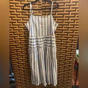 UNIVERSAL THREAD blue white striped sundress size xl